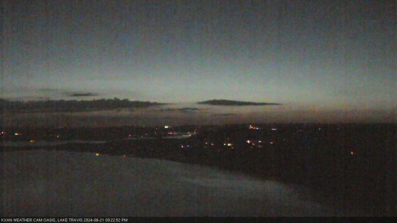 Lake Travis webcam, June 21, 2024 9:25 PM CT