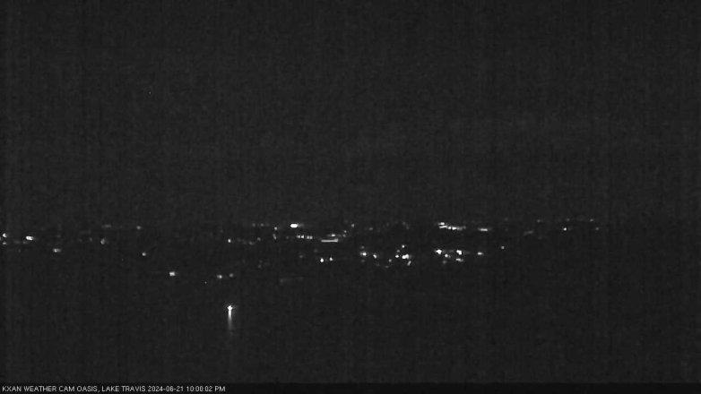 Lake Travis webcam, June 21, 2024 10:00 PM CT
