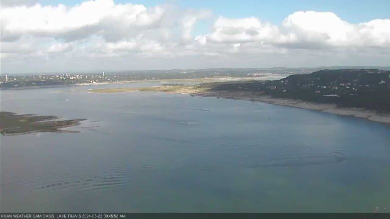 Lake Travis webcam, June 22, 2024 9:45 AM CT
