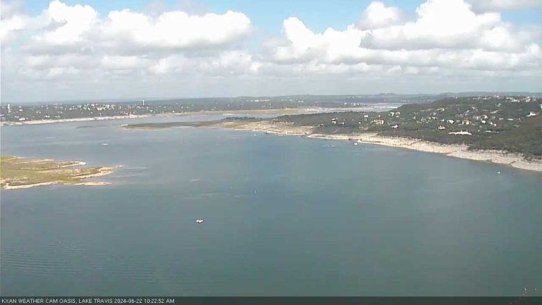 Lake Travis webcam, June 22, 2024 10:25 AM CT