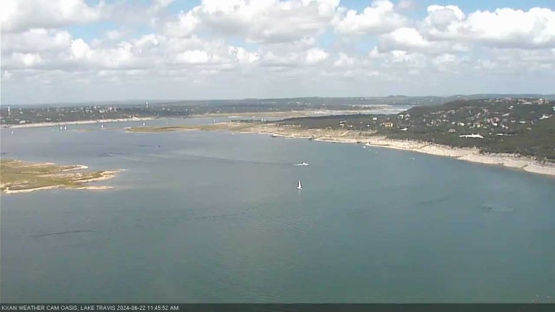 Lake Travis webcam, June 22, 2024 11:45 AM CT