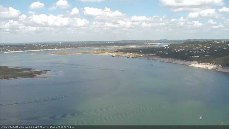 Lake Travis webcam, June 22, 2024 12:25 PM CT