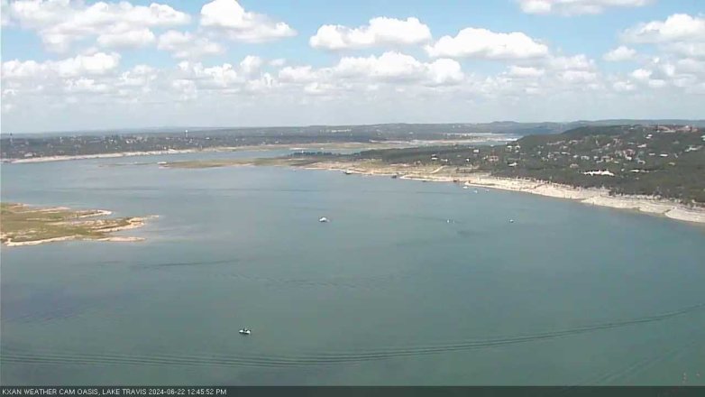 Lake Travis webcam, June 22, 2024 12:45 PM CT