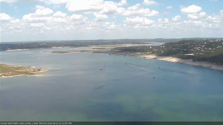 Lake Travis webcam, June 22, 2024 1:25 PM CT