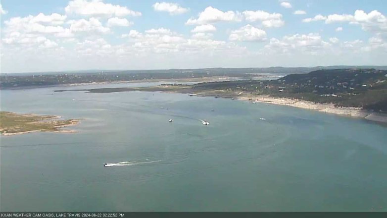 Lake Travis webcam, June 22, 2024 2:25 PM CT