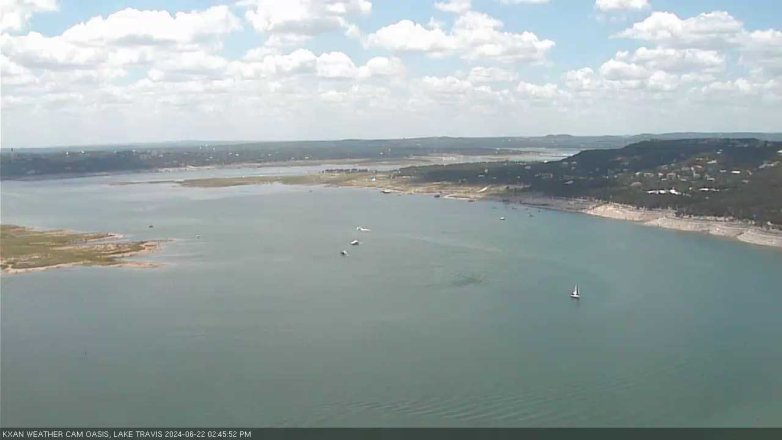 Lake Travis webcam, June 22, 2024 2:45 PM CT