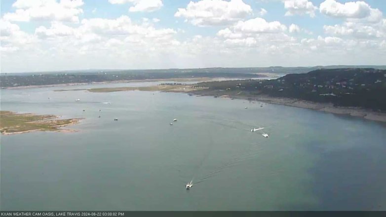 Lake Travis webcam, June 22, 2024 3:00 PM CT
