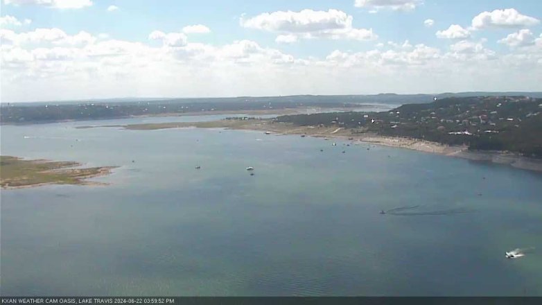Lake Travis webcam, June 22, 2024 4:00 PM CT