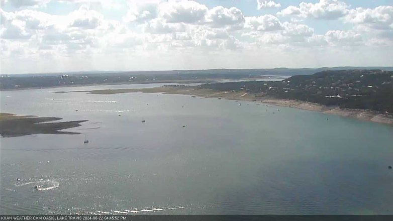 Lake Travis webcam, June 22, 2024 4:45 PM CT
