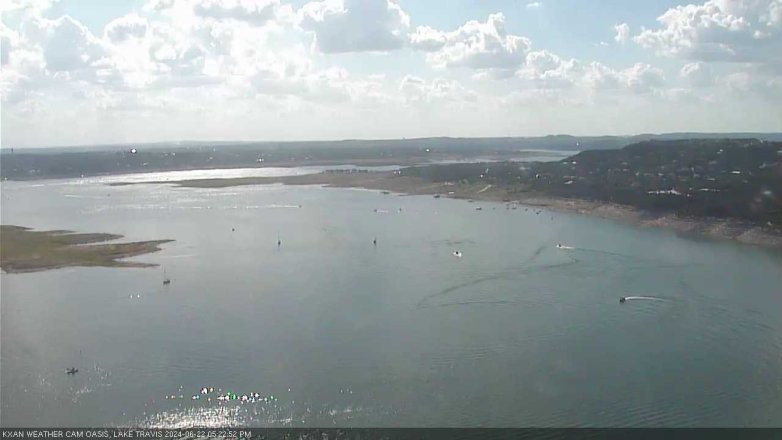 Lake Travis webcam, June 22, 2024 5:25 PM CT