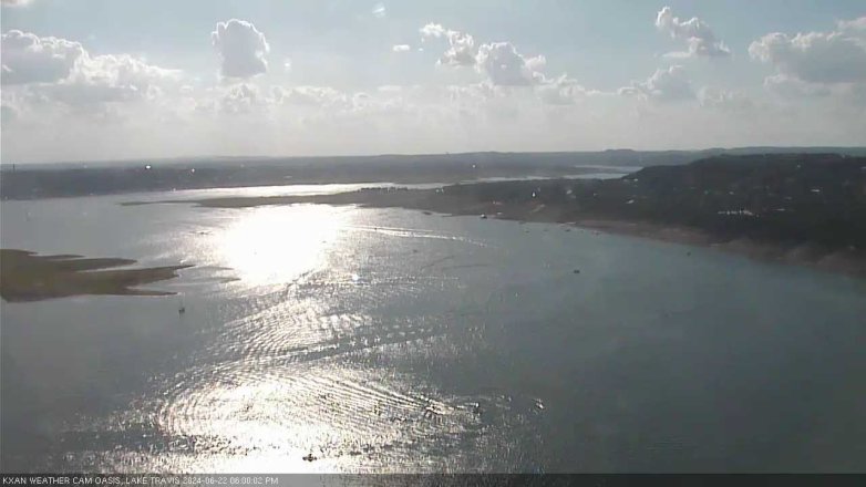 Lake Travis webcam, June 22, 2024 6:00 PM CT