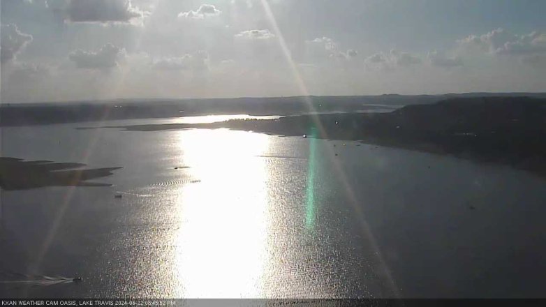 Lake Travis webcam, June 22, 2024 6:45 PM CT