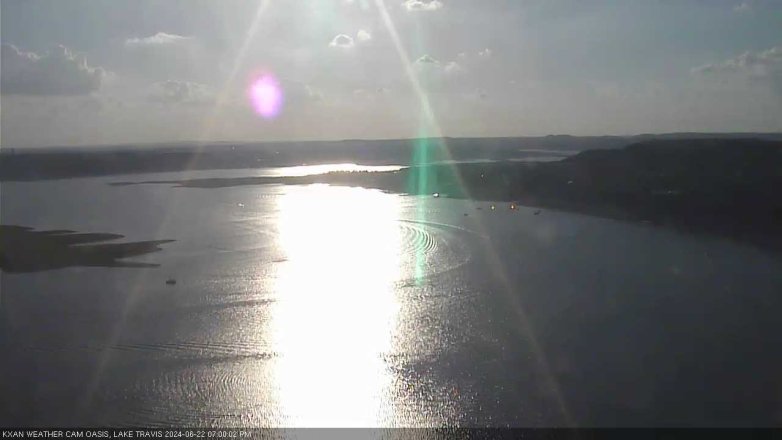 Lake Travis webcam, June 22, 2024 7:00 PM CT