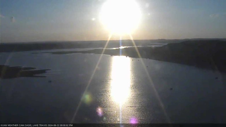 Lake Travis webcam, June 22, 2024 8:00 PM CT