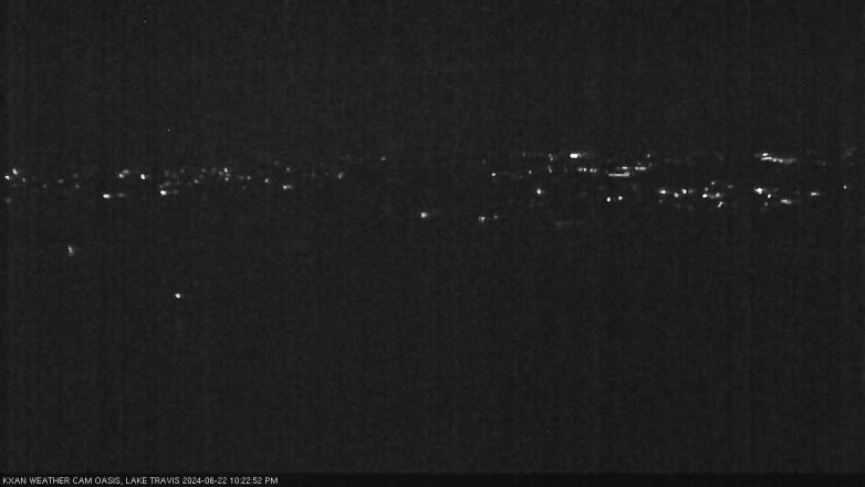 Lake Travis webcam, June 22, 2024 10:25 PM CT