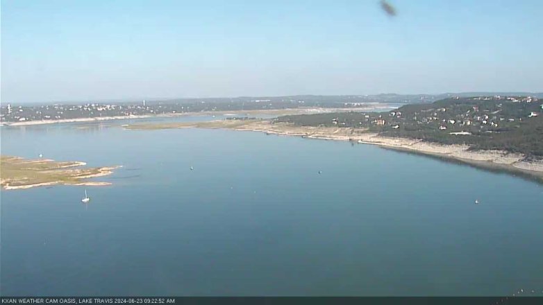 Lake Travis webcam, June 23, 2024 9:25 AM CT