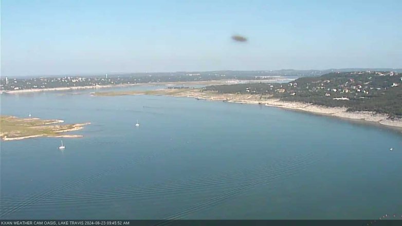 Lake Travis webcam, June 23, 2024 9:45 AM CT