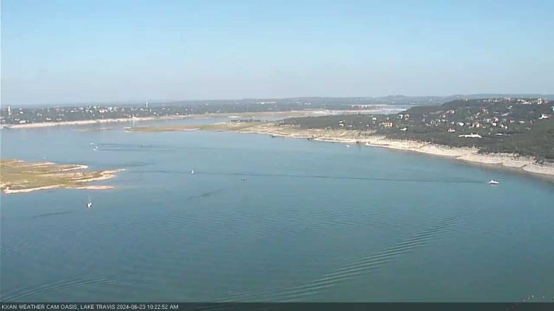 Lake Travis webcam, June 23, 2024 10:25 AM CT