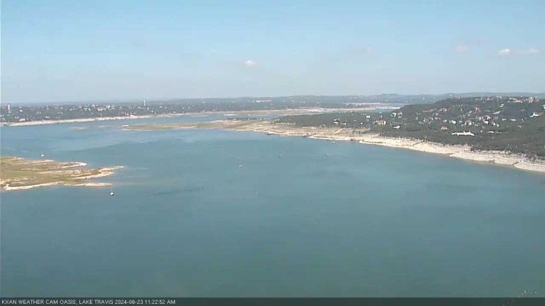 Lake Travis webcam, June 23, 2024 11:25 AM CT