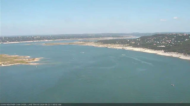 Lake Travis webcam, June 23, 2024 11:45 AM CT