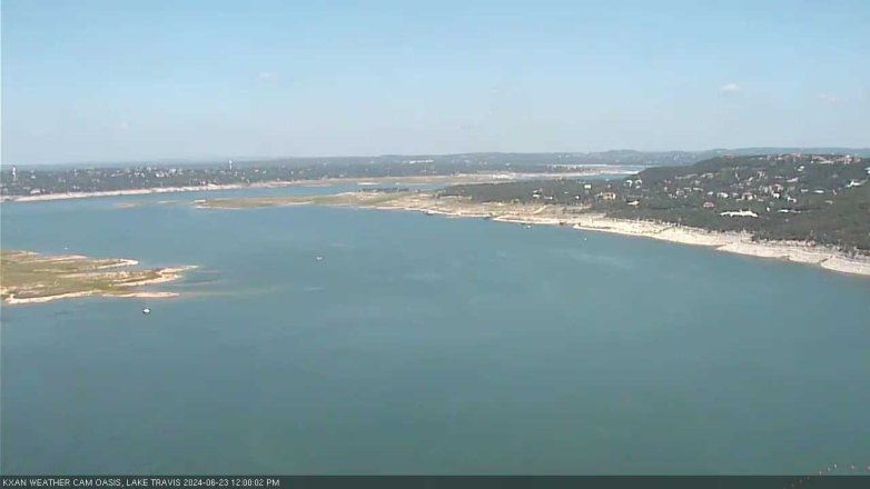 Lake Travis webcam, June 23, 2024 12:00 PM CT