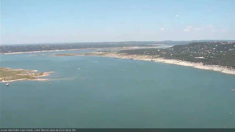 Lake Travis webcam, June 23, 2024 1:00 PM CT