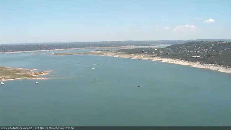Lake Travis webcam, June 23, 2024 1:25 PM CT