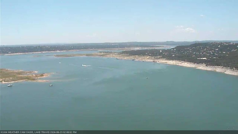 Lake Travis webcam, June 23, 2024 2:00 PM CT