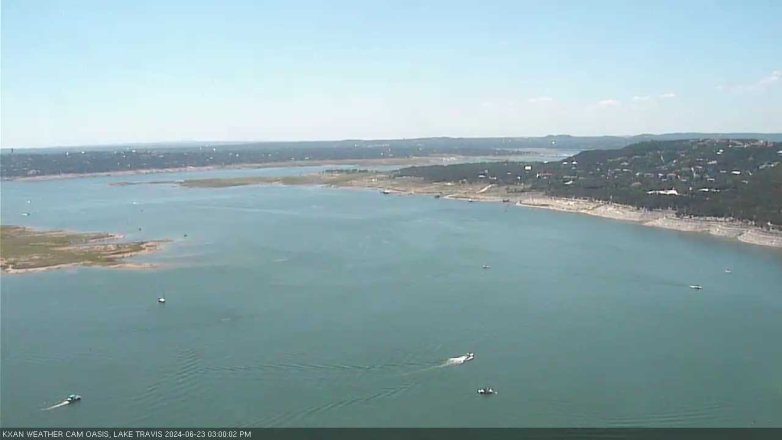Lake Travis webcam, June 23, 2024 3:00 PM CT