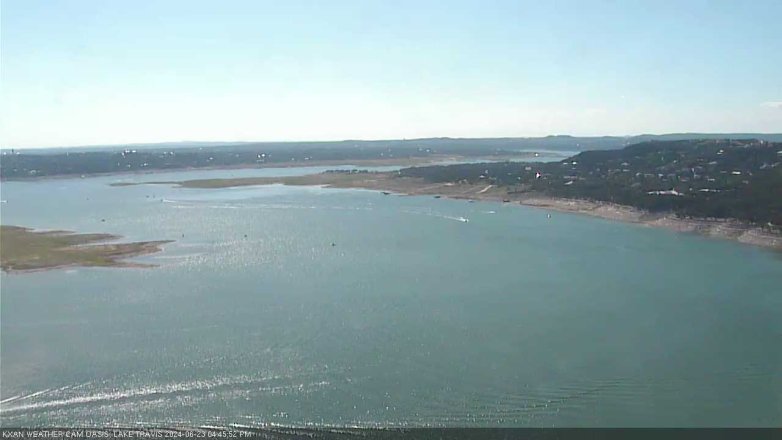 Lake Travis webcam, June 23, 2024 4:45 PM CT
