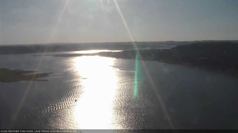 Lake Travis webcam, June 23, 2024 6:45 PM CT