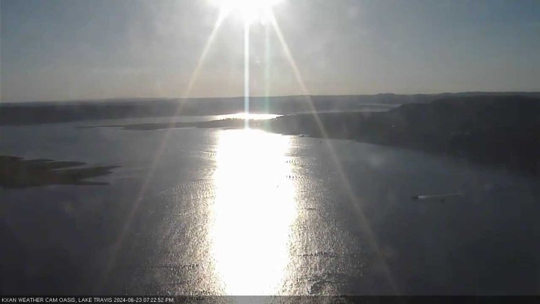 Lake Travis webcam, June 23, 2024 7:25 PM CT