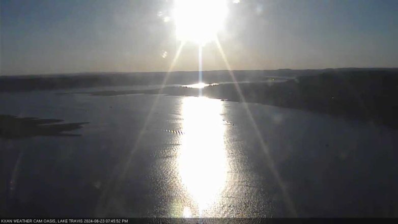 Lake Travis webcam, June 23, 2024 7:45 PM CT