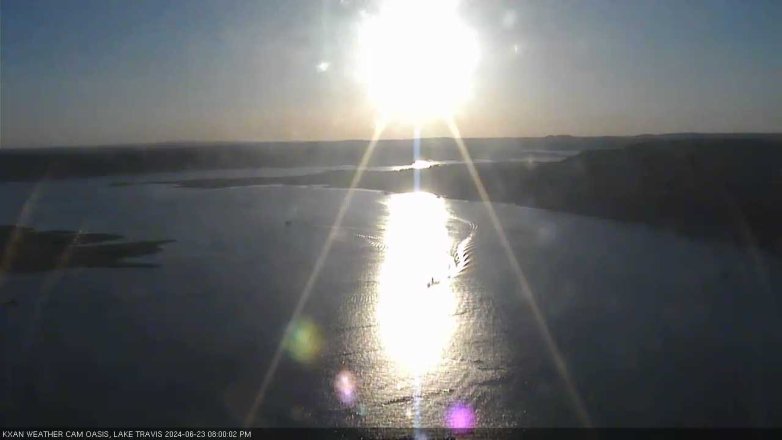 Lake Travis webcam, June 23, 2024 8:00 PM CT