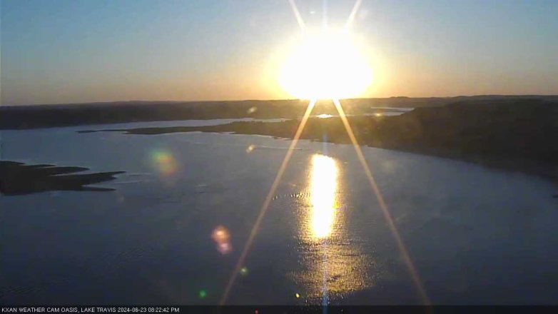 Lake Travis webcam, June 23, 2024 8:25 PM CT