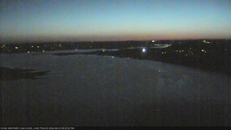 Lake Travis webcam, June 23, 2024 9:25 PM CT