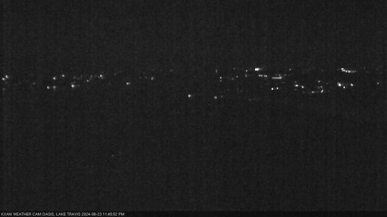 Lake Travis webcam, June 23, 2024 11:45 PM CT