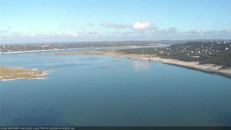 Lake Travis webcam, June 24, 2024 9:00 AM CT