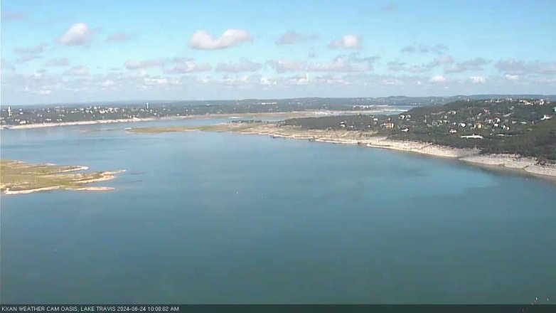 Lake Travis webcam, June 24, 2024 10:00 AM CT