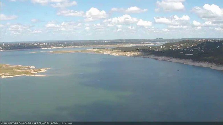 Lake Travis webcam, June 24, 2024 11:25 AM CT