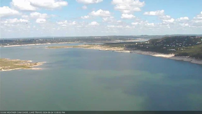Lake Travis webcam, June 24, 2024 12:00 PM CT
