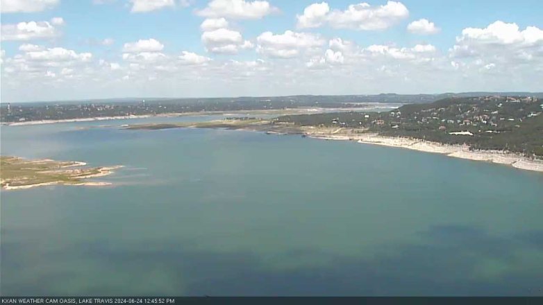 Lake Travis webcam, June 24, 2024 12:45 PM CT