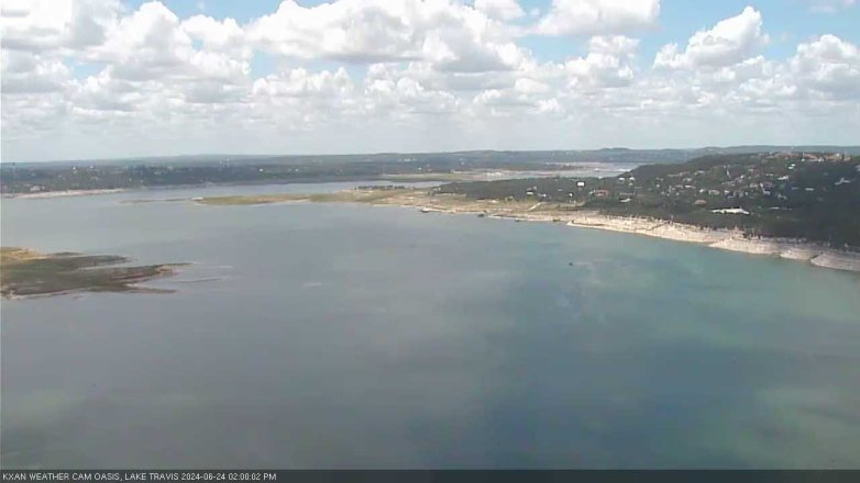 Lake Travis webcam, June 24, 2024 2:00 PM CT