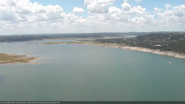 Lake Travis webcam, June 24, 2024 2:45 PM CT