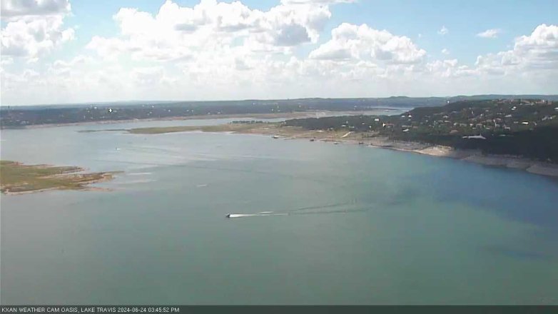 Lake Travis webcam, June 24, 2024 3:45 PM CT