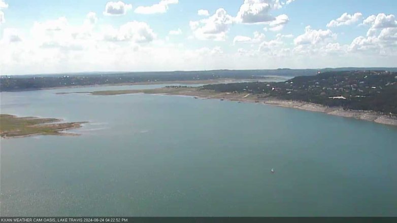 Lake Travis webcam, June 24, 2024 4:25 PM CT