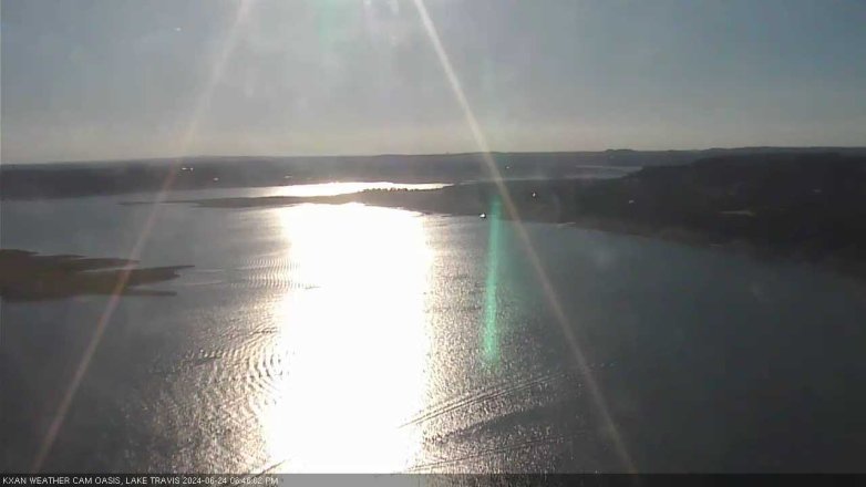 Lake Travis webcam, June 24, 2024 6:45 PM CT