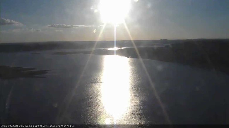 Lake Travis webcam, June 24, 2024 7:45 PM CT