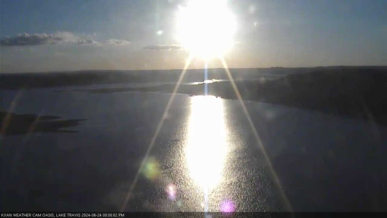 Lake Travis webcam, June 24, 2024 8:00 PM CT