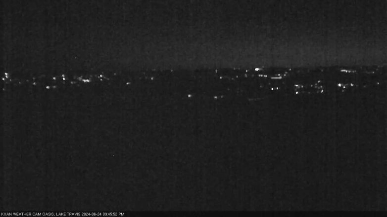 Lake Travis webcam, June 24, 2024 9:45 PM CT